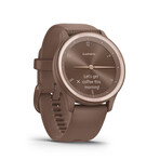 Vívomove® Sport Smart Watch // Cocoa + Peach Gold // 010-02566-02