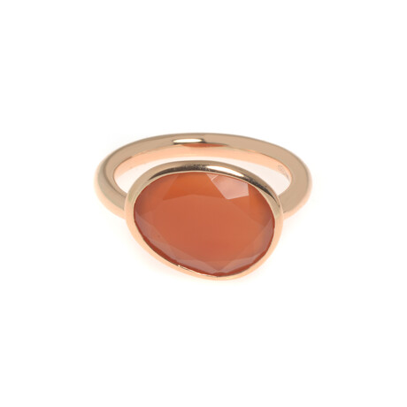 Talita 18k Rose Gold + Carnelian Ring // Ring Size: 6 // Store Display