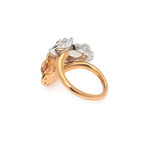 18k Rose Gold + 18k White Gold Diamond + Sapphire Ring // Ring Size: 7.5 // Store Display