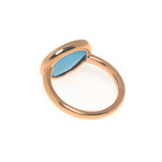 Talita 18k Rose Gold + Turquoise Ring // Ring Size: 6.25 // Store Display
