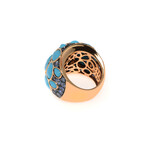 Talita 18k Rose Gold + Turquoise Ring // Store Display (Ring Size: 7.5)