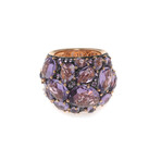 Talita 18k Rose Gold + Amethyst Ring // Ring Size: 7.5 // Store Display