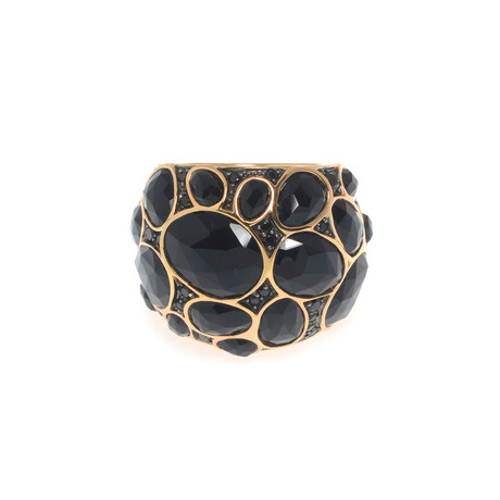 Talita 18k Rose Gold + Agate Ring // Ring Size: 6.25 // Store Display
