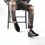 Liam Sneaker // Black Patent Leather (Euro Size 38)