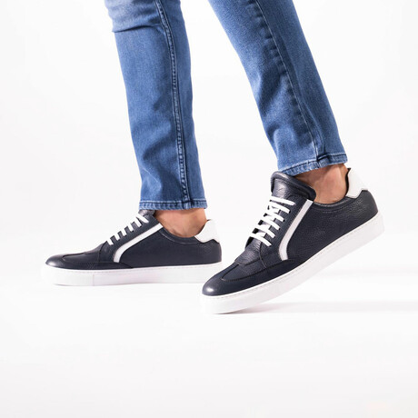 Henry Sneaker // Navy Blue (Euro Size 38)