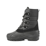 Polar Armor Men's Lace Up Snow Boot // Black (Men's US Size 8)