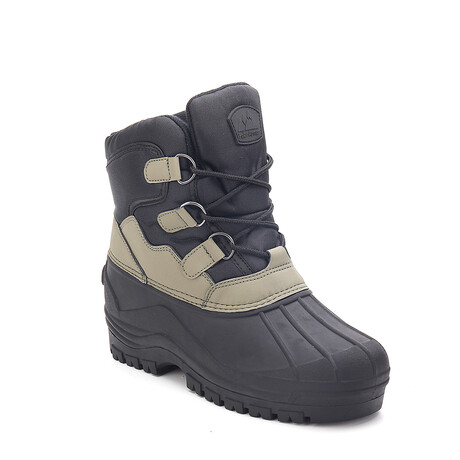 POLAR ARMOR Men's Snow Boots  // Green (8 M)