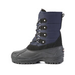 Polar Armor Men's Lace Up Snow Boot // Blue (Men's US Size 8)