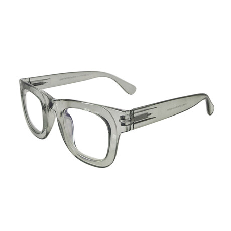 Unisex Dylan Blue-Light Blocking Readers // Gray (+0.00)