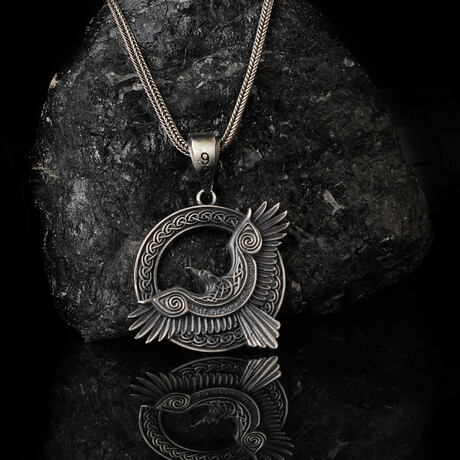 Celtic Raven Necklace
