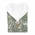 1/4 Zip Reversible Sherpa Fleece // White + Luxe (X-Small)