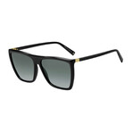Givenchy // Women's Square Sunglasses // Black + Gray