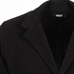 Knitwear Jacket // Black (XL)