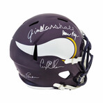 Purple People Eaters // Minnesota Vikings // Signed Riddell Full Size Speed Replica Helmet