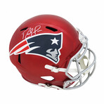 Randy Moss // New England Patriots // Signed Riddell FLASH Full Size Speed Replica Helmet