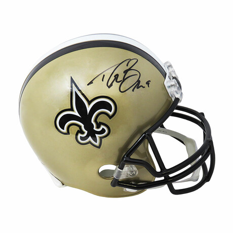 Drew Brees // New Orleans Saints // Signed Riddell Full Size Replica Helmet