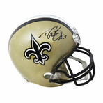 Drew Brees // New Orleans Saints // Signed Riddell Full Size Replica Helmet