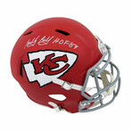 Bobby Bell // Kansas City Chiefs // Signed Riddell Throwback Full Size Speed Replica Helmet w/ "HOF'83" Inscription