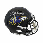 Terrell Suggs // Baltimore Ravens // Signed Riddell Full Size Speed Replica Helmet