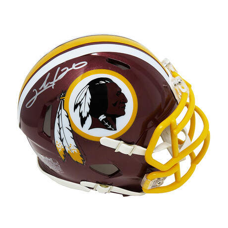 Clinton Portis // Washington Redskins // Signed Riddell Speed Mini Helmet