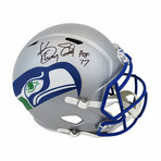 Kenny Easley // Seattle Seahawks // Signed Riddell Throwback Full Size Speed Replica Helmet w/ "HOF'17" Inscription