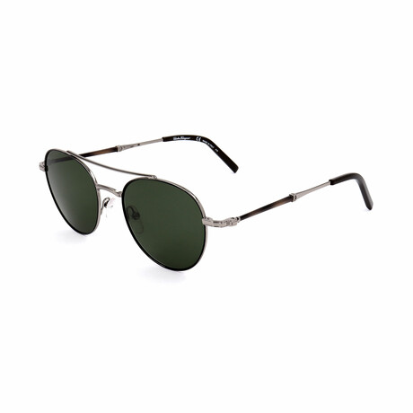 Men's SF224S Sunglasses // Shiny Gunmetal + Black