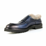 Damari Dress Shoe // Dark Blue + Gray (Euro: 39)