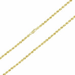 Rope Chain Necklace 10K Gold // 3mm (20")