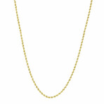 Rope Chain Necklace 10K Gold // 3mm (20")