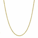 Rope Chain Necklace 10K Gold // 4mm (20")