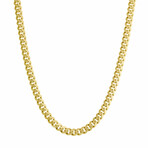 Miami Cuban Chain Necklace 14k Gold // 7.5mm (20")