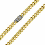 Miami Cuban Chain Necklace 14k Gold // 9mm (20")