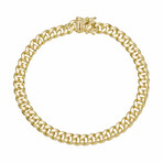 Miami Cuban Bracelet 10k Gold // 6mm // 8"