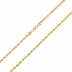 Rope Chain Necklace 10K Gold // 4mm (20")