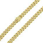 Miami Cuban Chain Necklace 14k Gold // 11mm (20")