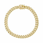 Miami Cuban Bracelet 10k Gold // 7mm (9")