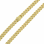 Miami Cuban Chain Necklace 14k Gold // 9mm (20")