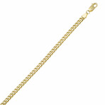 Miami Cuban Bracelet 10k Gold // 4.5mm // 8"