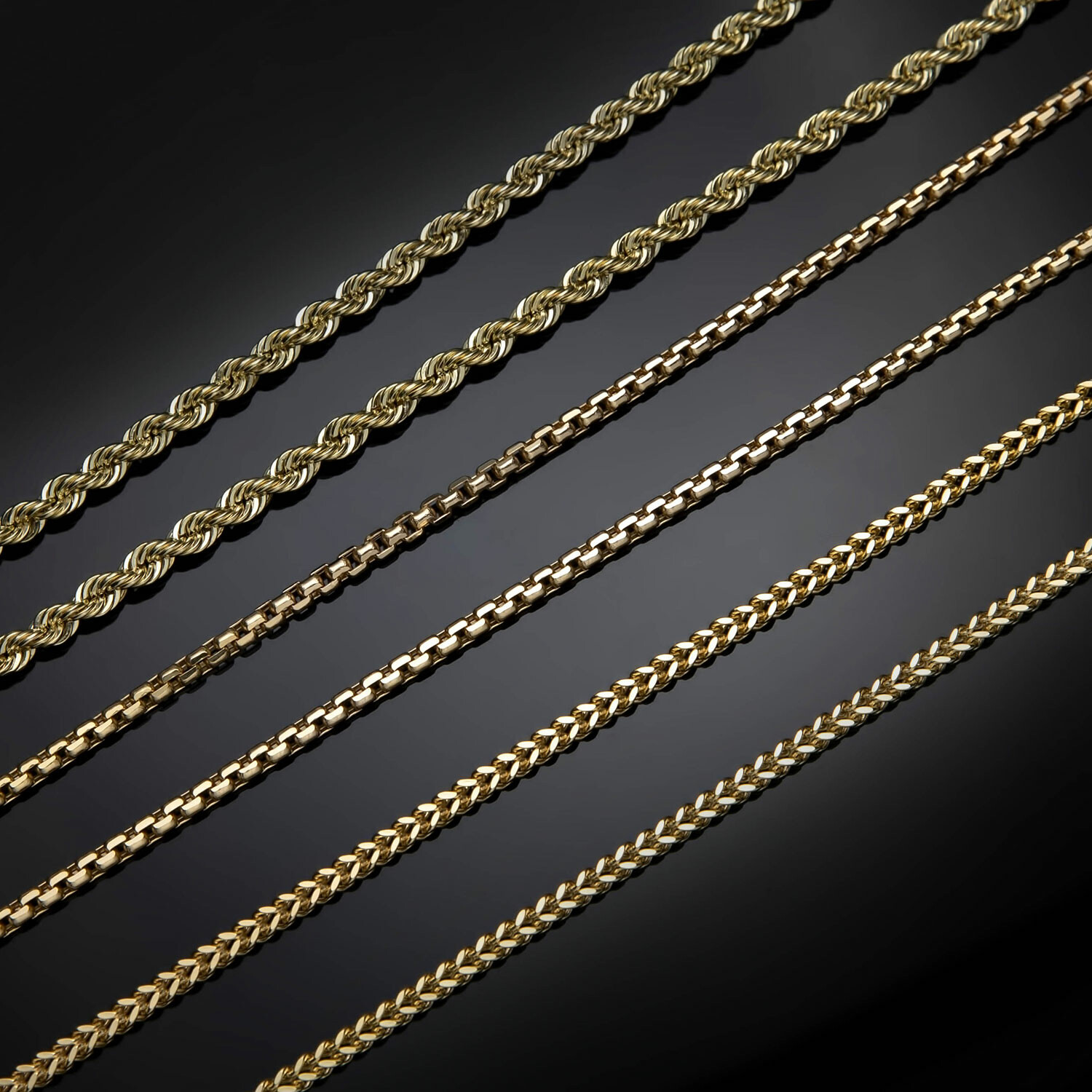 Round Box Link Chain Necklace 10K Gold // 2.5mm (20") BAYAM Jewelry Touch of Modern