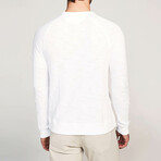 Slub Cotton Raglan // White (2XL)