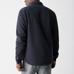 Sherpa Lined Shirt  // Washed Black (S)