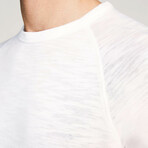 Slub Cotton Raglan // White (2XL)