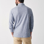 Long Sleeve Heather Polo // Navy Heather (XS)