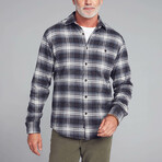 Stretch Seaview Flannel // Polar Night Plaid (S)