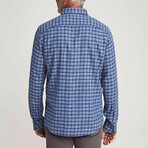 Brushed Everyday Shirt // Blue Easy Check (XS)