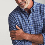 Brushed Everyday Shirt // Blue Easy Check (XS)