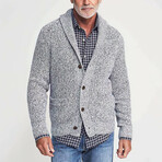 Marled Cotton Cardigan // Light Gray Rag (XS)