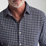 Reserve Flannel Shirt // Navy Check (XS)