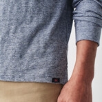 Long Sleeve Heather Polo // Navy Heather (XS)