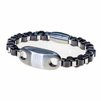 Jean Claude Jewelry // Bike Chain Bracelet // Silver